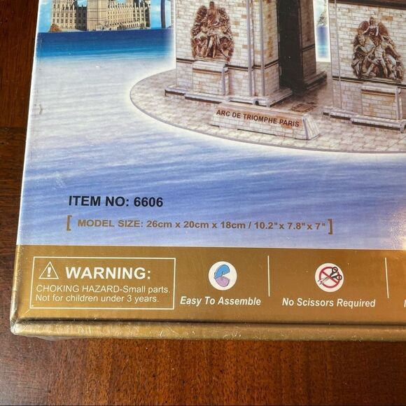 Triumphal Arch France 3D Puzzle New Sealed - Picture 5 of 9